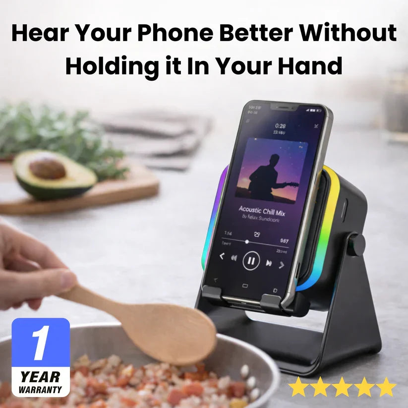 Cartelvo™ 3 In 1 Phone Induction Speaker